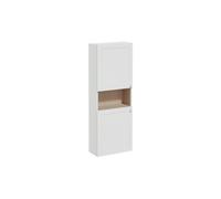 VitrA Root Classic 55cm 2 Door Semi-Tall Unit (LH Hinge) - Matt Light Grey Finish: Matt Light Grey