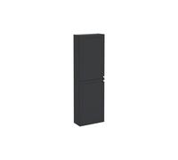 VitrA Root Classic 55cm 2 Door Slim Tall Unit (LH Hinge) - Matt Graphite Finish: Matt Graphite