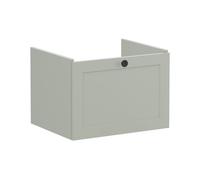 VitrA Root Classic 60cm 1 Drawer Washbasin Unit - Matt Retro Green Finish: Matt Retro Green
