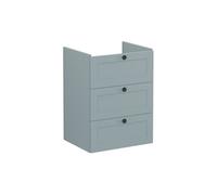 VitrA Root Classic 60cm 3 Drawer Washbasin Unit - Matt Fjord Green Finish: Matt Fjord Green