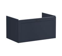 VitrA Root Classic 80cm 1 Drawer Washbasin Unit - Matt Dark Blue Finish: Matt Dark Blue