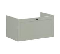 VitrA Root Classic 80cm 1 Drawer Washbasin Unit - Matt Retro Green Finish: Matt Retro Green