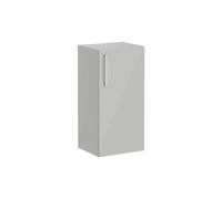 VitrA Root Flat 40cm 1 Door Lower/Base Unit (RH Hinge) - Shiny Pearl Grey Finish: Shiny Pearl Grey, Handing: Right Hand Hinge