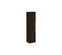 VitrA Root Flat 40cm 2 Door Tall Unit (LH Hinge) - Walnut Finish: Walnut