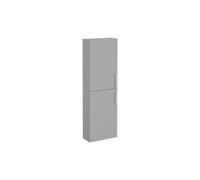 VitrA Root Flat 55cm 2 Door Slim Tall Unit (LH Hinge) - Matt Rock Grey Finish: Matt Rock Grey