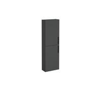 VitrA Root Flat 55cm 2 Door Slim Tall Unit (LH Hinge) - Matt Storm Grey Finish: Matt Storm Grey