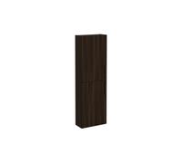 VitrA Root Flat 55cm 2 Door Slim Tall Unit (LH Hinge) - Walnut Finish: Walnut