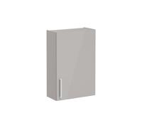 VitrA Root Flat 60cm 1 Door Upper/Wall Unit (RH Hinge) - Bright Sahara Beige Finish: Bright Sahara Beige, Handing: Right Hand Hinge