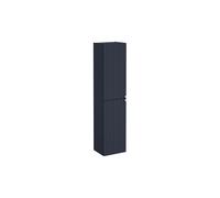 VitrA Root Groove 40cm 2 Door Tall Unit (LH Hinge) - Matt Dark Blue Finish: Matt Dark Blue