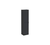 VitrA Root Groove 40cm 2 Door Tall Unit (LH Hinge) - Matt Graphite Finish: Matt Graphite