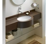 Vitra S20 Compact Undermount Basin 470mm Wide 0 Tap Hole