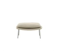 Vitra Slow Ottoman Flocca 0650/ Beige 02/ Chrome
