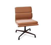 Vitra Soft Pad EA 205 Office Chair Cognac/Dark Bordeaux