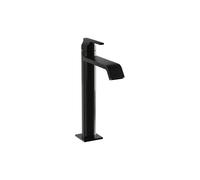 VitrA Suit Tall Basin Mixer (Top Handle) - Gloss Black Finish: Gloss Black