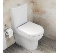 Vitra Zentrum Fully Back To The Wall Close Coupled Pan Cistern And Soft Close Seat