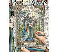 Vitrais Élficos Livro de Colorir: Arquitetura e Lendas Élficas em Vitral (Stained Glass Coloring Books)