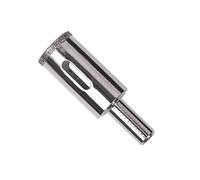 Vitrex 10 2796 18mm Hard Tile Drillbit | Slotted design aids waste removal when drilling porcelain, granite, quarry, stone, marble, terracotta and ceramic tiles.