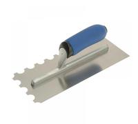 Vitrex Professional Stainless Steel Adhesive Trowel Round Notches 20mm VIT102906