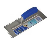 Vitrex 102953 Notched Adhesive Trowel Square 6mm Soft Grip Handle 11 x 4.1/2in