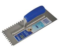 Vitrex 10 2952 Mosaic Adhesive Trowel with 4mm Square Notch | Hardened and tempered steel blade provides durability when applying wall and floor tile adhesives.