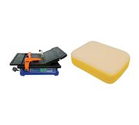 VITREX 103402NDE Diamond Blade Tile Cutting Saw & RLSDXYZ04007 10 2913 Dual Purpose Grouting Sponge, Multi