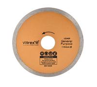 Vitrex 103402Nde Diamond Wet Tile Saw Blade 110mm 103409 22mm Bore Vit103409