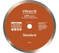 Vitrex Diamond Blade for Wet Bridge Tile Saw 200mm