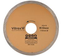 Vitrex Hi Glaze Diamond Blade 103416 110 mm
