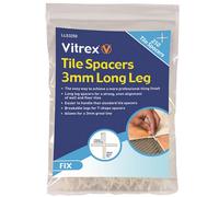 Vitrex Lls3250 Plastic 3mm Tile Spacer, Pack Of 250