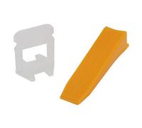 Vitrex Plastic Tile Levelling Clip & Wedge, Pack Of 150