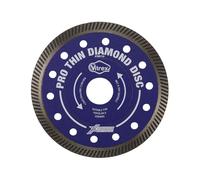 Vitrex PTDD115 Diamond Blade 115mm - Heavy-Duty Tile & Stone Cutter, Precision Core Bit for Porcelain, Ceramic, Granite, Marble - Wet/Dry Use