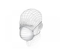 Vitrex S40110 Fold Flat Cup Respirator (3 Pack)