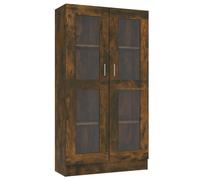 Vitrine Cabinet Book Stand Rack Cupboard Highboard Engineered Wood vidaXL