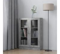 Vitrine Cabinet Bookshelf Book Stand Rack Display Cupboard Sideboard Unit 2 Door