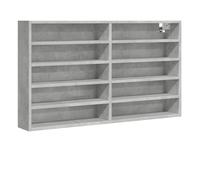 Vitrine Cabinet Wall Mounted Cabinet Floating Cabinet Engineered Wood vidaXL