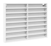 Vitrine Cabinet Wall Mounted Cabinet Floating Cabinet Engineered Wood vidaXL