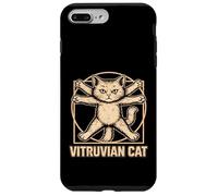 Vitruvian Cat Art Feline Anatomy Funny Kitty Lover Case for iPhone 7 Plus/8 Plus