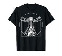 Vitruvian Man Guitar Player Renaissance Art Music Lover T-Shirt