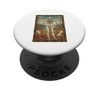 Vitruvian Man Leonardo Da Vinci Geometry Science Artist Gift PopSockets Adhesive PopGrip