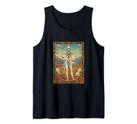 Vitruvian Man Leonardo Da Vinci Geometry Science Artist Gift Tank Top