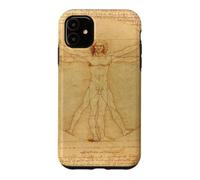 Vitruvian Man Leonardo Da Vinci Renaissance Fitness Vintage Case for iPhone 11