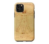 Vitruvian Man Leonardo Da Vinci Renaissance Fitness Vintage Case for iPhone 11 Pro