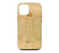 Vitruvian Man Leonardo Da Vinci Renaissance Fitness Vintage Case for iPhone 12/12 Pro