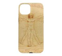 Vitruvian Man Leonardo Da Vinci Renaissance Fitness Vintage Case for iPhone 15 Plus