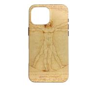 Vitruvian Man Leonardo Da Vinci Renaissance Fitness Vintage Case for iPhone 16 Pro Max