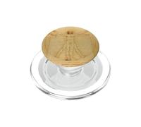 Vitruvian Man Leonardo Da Vinci Renaissance Fitness Vintage PopSockets PopGrip for MagSafe