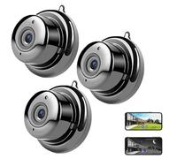 Vitrywei 2026 Upgraded Ultra-Invisible No-Plug Camera,HD 1080p Small Cameras Hidden Wireless,Small Portable Indoor Security Camera with Night Vision,for Children Pets the Elderly & Courtyard (3 pcs)