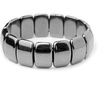 Vitrywei Hemys HemaTITE Bracelet, Hemys Hematite Stone Beaded Stretch Bracelets,H-EMatite Bracelet for Men - Reclaim Your Edge & Confidence,Gift for Dad, Husband, Boyfriend (1 pcs)