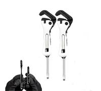 Vitrywei Micro Stubby Pipe Vise Wrench,Pipe Vise Wrench,The Micro Stubby,Portable Universal Multifunctional Self Adjusting Micro Stubby Wrench,2 in 1 Wrench Tool for Tight Spaces (2 pcs)