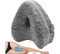 Vitrywei Revoget Hip Alignment Pillow,Alignment Pillows for Side Sleepers, Leg A-lignment Pillow,Relieve Hip Pain & Sciatica,for Side Sleepers Hips Pain (Grey)